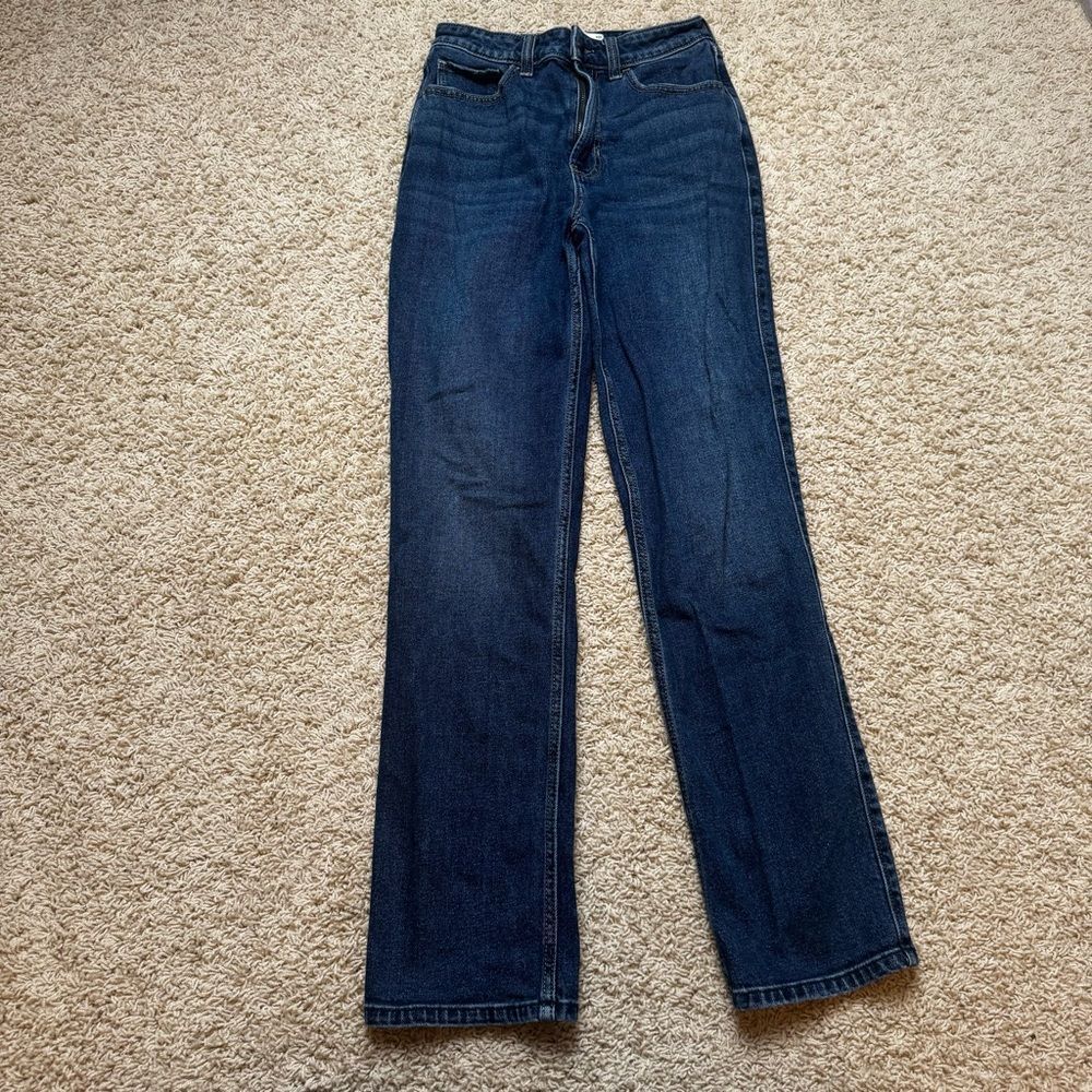 Hollister ultra high rise 90s straight leg jeans size 25 long
